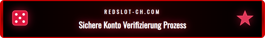 Ein Spieler hält seinen Schweizer Pass neben einem Laptop, auf dem die Redslot-Verifizierungsseite für eine sichere Auszahlung angezeigt wird.