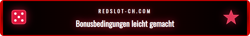 Detaillierte Übersicht der Redslot Bonusbedingungen auf einem Laptop-Bildschirm.