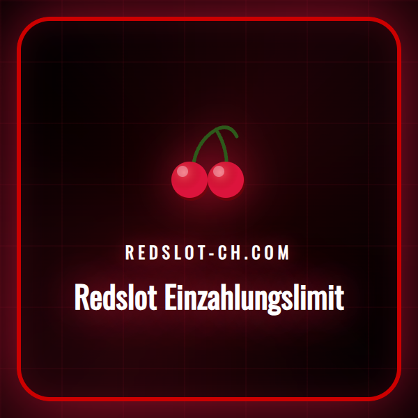Eine detaillierte Ansicht der Benutzeroberfläche zur Einstellung des Redslot Einzahlungslimits auf einem Laptop.