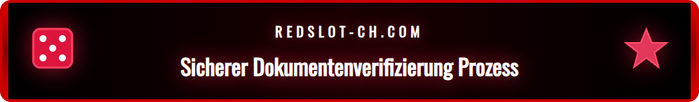 Ein Nutzer lädt seine Identitätsdokumente sicher auf der Redslot Plattform für die KYC-Prüfung hoch.