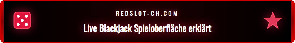 Die Benutzeroberfläche von Redslot Live Blackjack mit Wettoptionen, Chat-Fenster und Live-Video-Stream des Dealers.