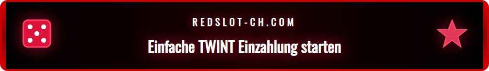 Screenshot der Redslot Kasse mit der ausgewählten TWINT-Option.