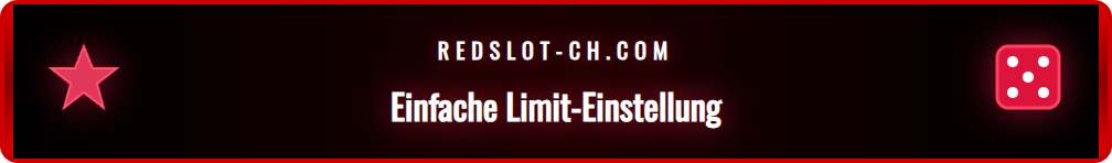 Ein Nutzer passt sein Einzahlungslimit in den Redslot-Einstellungen an.